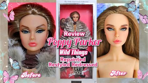 Ooak Poppy Parker Wild Thing Review Restyled Redressed Youtube