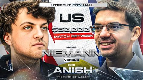 Rapid Round 3 Hans Niemann Vs Anish Giri 2024 Slav Defense