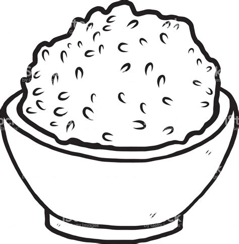 Rice Coloring Pages