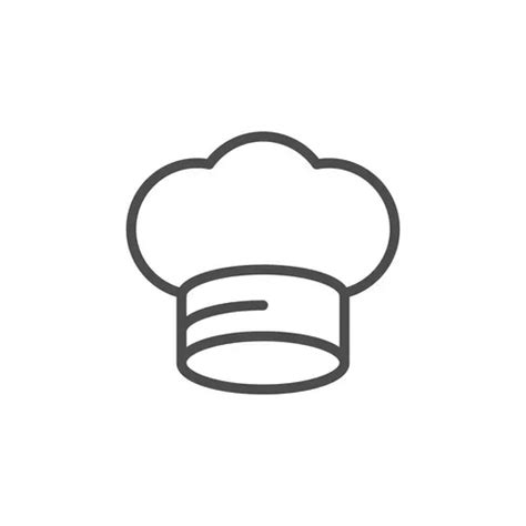 Icon With Chef Hat And Heart Royalty Free Vector Image Chefs Hat