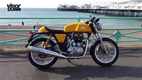 Royal Enfield Continental Gt Review Visordown Road Test Youtube