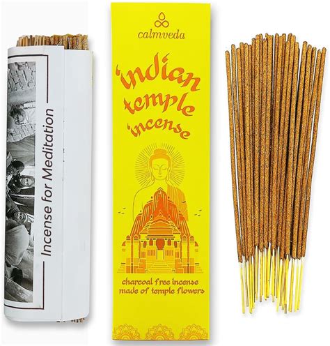 Spiritual Indian Temple Incense Sticks 80 Charcoal Free Incense