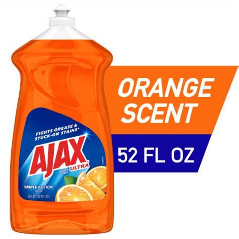 Ajax Ultra Triple Action Orange Scent Liquid Dish Soap Fl Oz Kroger