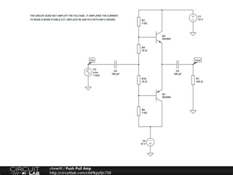Push Pull CircuitLab