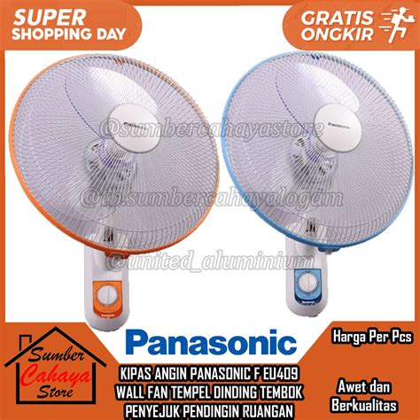 Jual PANASONIC Wall Fan EU 409 FE U409 Kipas Angin Dinding Angen