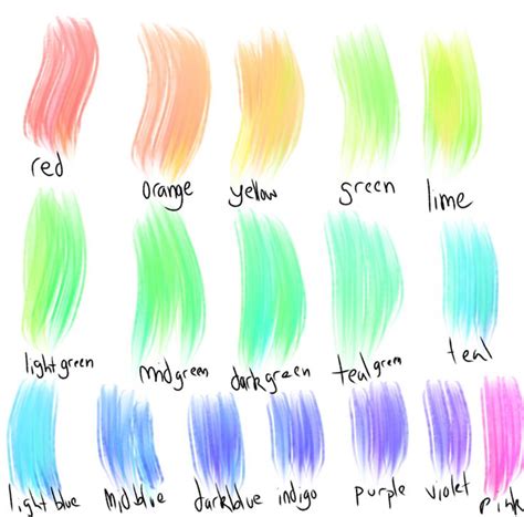 Color Palettes For Gacha Club Color Necklace Lei Necklace