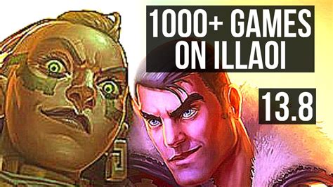 ILLAOI Vs JAYCE TOP 6 Solo Kills 1000 Games 7 2 3 KR Master