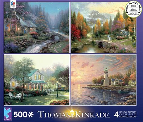 Thomas Kinkade 4-in-1 Multi Pack Puzzles – Moonshot Games