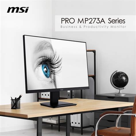 MSI PRO MP273A Business Productivity Monitor 27 FHD IPS 1ms