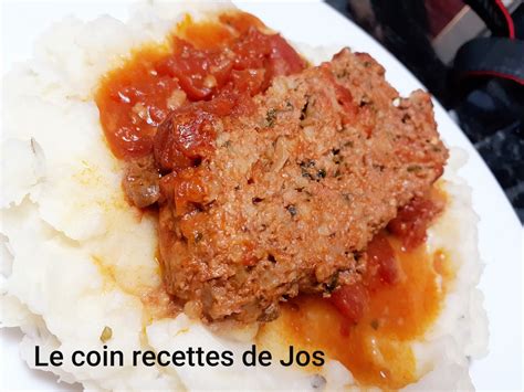 Le Coin Recettes De Jos Pain De Viande Moelleux Aux Épinards Riz Et Tomates Mijoteuse