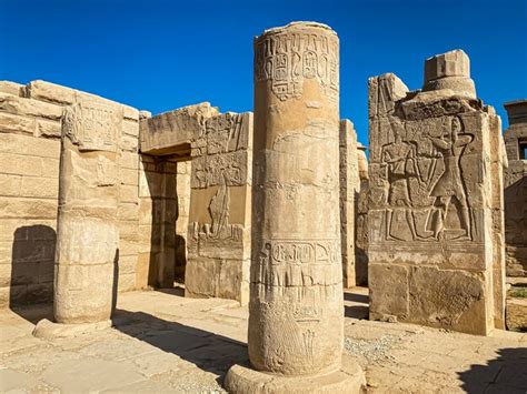 Der Karnak Tempel Ist Dem Tempelkomplex Des Alten Gyptens Gewidmet