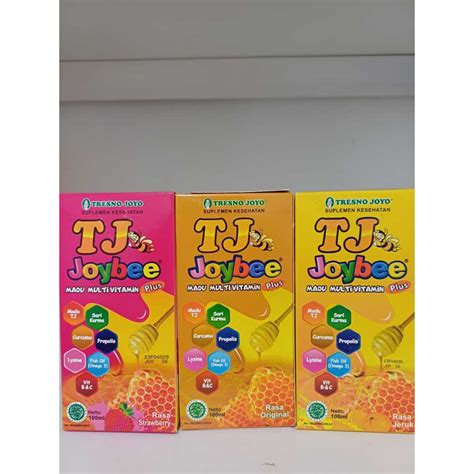 Jual Tj Joybee Madu Multivitamin Plus Rasa Original Jeruk Strawberry