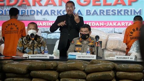 Polri Ungkap Peredaran Ganja 224 Kg Jaringan Aceh Medan Jakarta 4