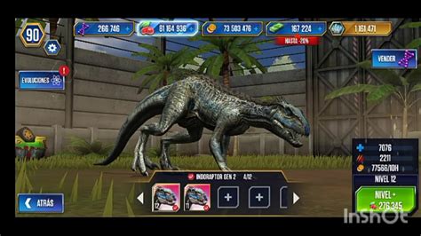 Indoraptor Gen 2 Jurassic World The Game