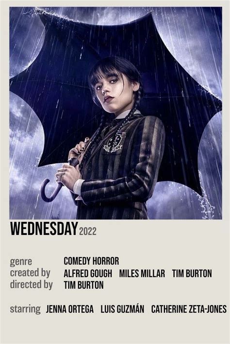 Wednesday Polaroid Poster Wednesday Addams Wednesday Movie Movie