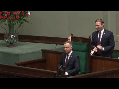 Marcin Mastalerek Prezydent Andrzej Duda Pocz Tek Posiedzenie