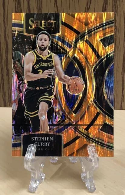 Select Stephen Curry Flash Arancione Prizm Warriors Sp Eur