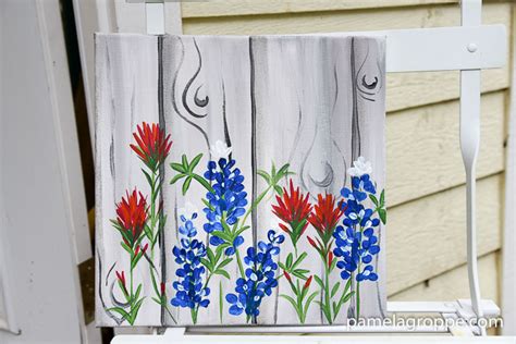 How to Paint Texas Bluebonnets - Pamela Groppe Art