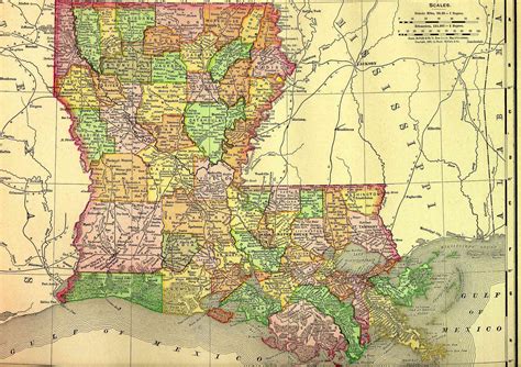 Louisiana 1895 Map Addendum | Louisiana map, Map, Superhero wallpaper