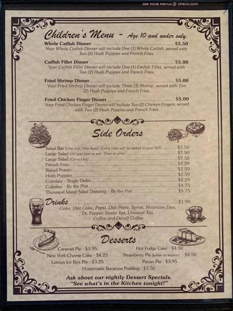 Menu At Kountry Kitchen Restaurant Morehead City Us 70 I