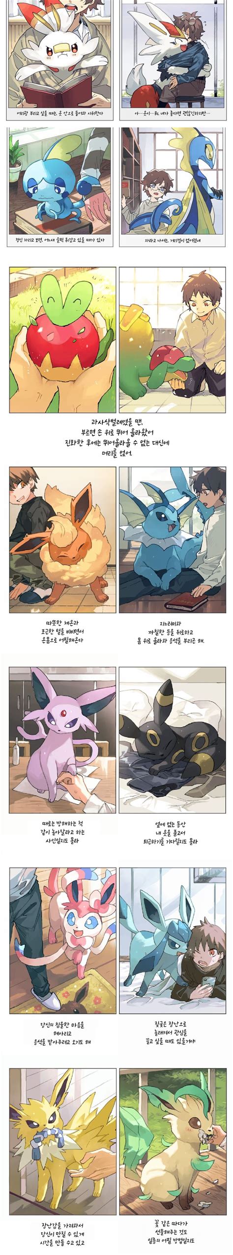 포켓몬 진화전후 힐링 만화 Manhwa 만화방 뀨잉넷 온세상 모든 웹코믹이 모이는 곳 포켓몬 포켓몬 포켓몬 귀여운 그림