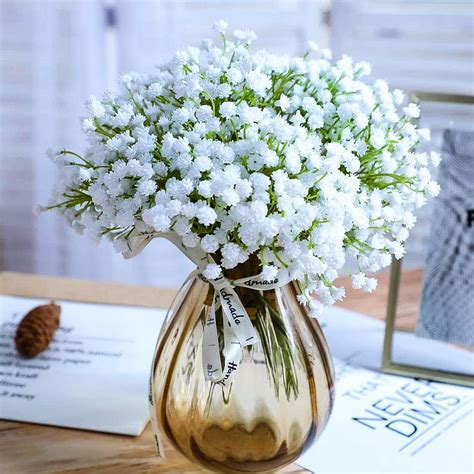 Amazon Pcs Babys Breath Artificial Flowers Fake Baby S Breath