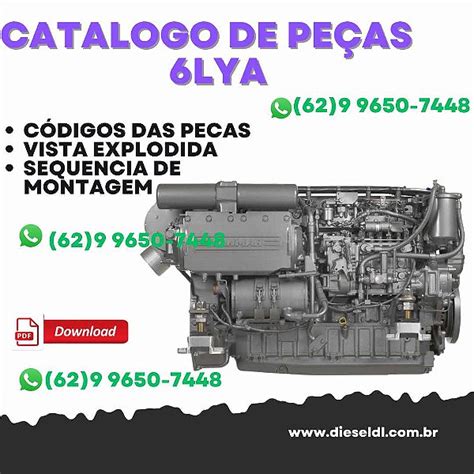 CatÁlogo De PeÇas Motor 6lya Stpsteute Yanmar Dieseldl