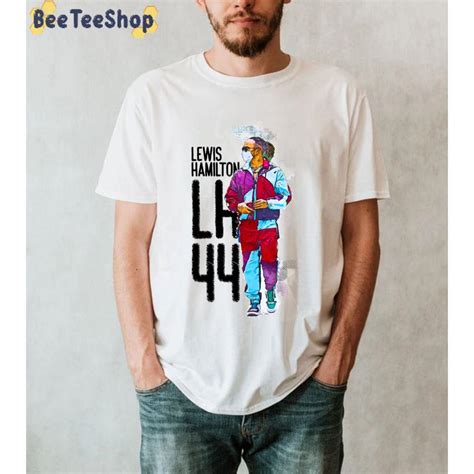 Lewis Hamilton 44 Walking Unisex T-Shirt - Beeteeshop