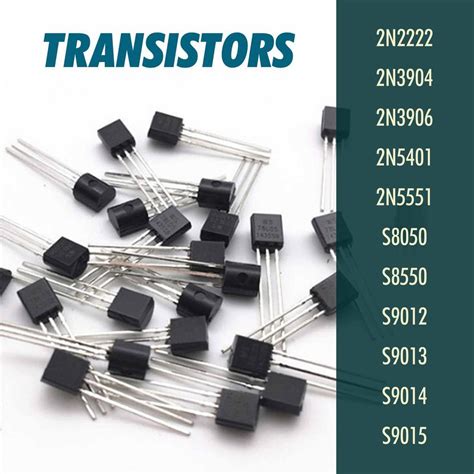 Npn Pnp Transistor 2n2222 2n3904 2n3906 2n5401 2n5551 S8050 S8550 S9011