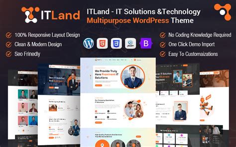 Itland Tema Multiprop Sito De Wordpress Para Empresas De Tecnolog A Y