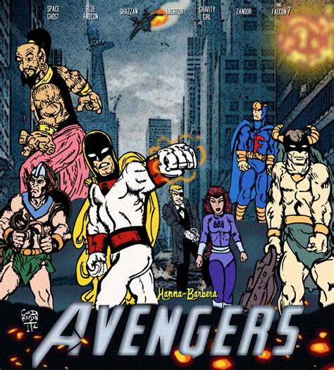 Hanna-Barbera AVENGERS poster parody by LeevanCleefIII on DeviantArt