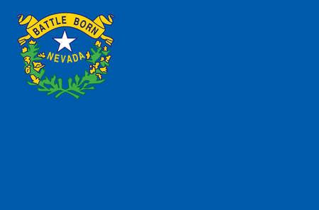 Stock Illustration - Nevada state flag