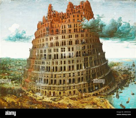 Pieter Bruegel The Elder The Tower Of Babel Stock Photo