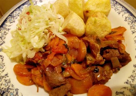 Mutton Stew With Deep Fried Potatoes Recipe By Wanjiku Lucia Cookpad