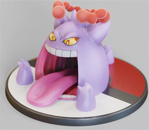 STL file Gigantamax Gengar HALLOWEEN FAN ART POKÉMON FIGURINE