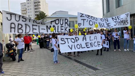 Marche blanche en mémoire d Abdelmalek 160 personnes réunies quartier