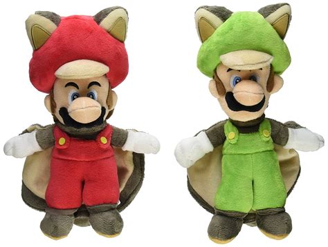 Little Buddy Mario Plush Doll Set of 2 - Flying Squirrel Mario ...