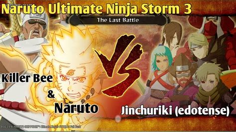 Naruto And Killer Bee Vs Jinchuriki Edotende Naruto Shippuden Ultimate