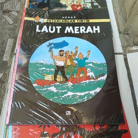 Jual Buku Petualangan Tintin Laut Merah Indonesia Shopee Indonesia