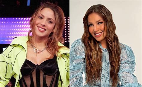 La Vez Que Thalía Halagó A Shakira Esto Es Lo Que Dijo Sobre La Colombiana