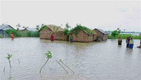 Flash Flood Inundates Low Lying Areas In Sunamganj Sylhet The