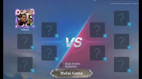 Live Mobile Legend Jadi Malam Hari Ini Mau Push Rank Atau Mau