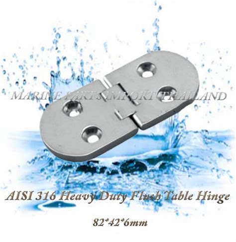 Aisi 316 Stainless Steel Heavy Duty Flush Table Hinge 82426mm