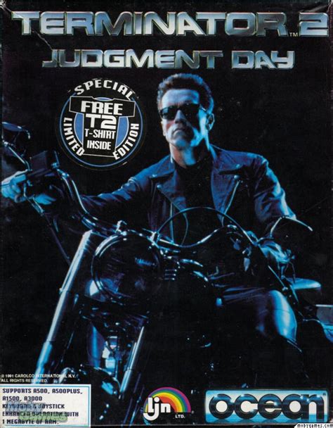 Terminator 2: Judgment Day (1991) Amiga box cover art - MobyGames ...