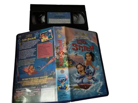 Ancienne Cassette Vhs Magn Toscope Film Dessin Anime Lilo Stich Eur