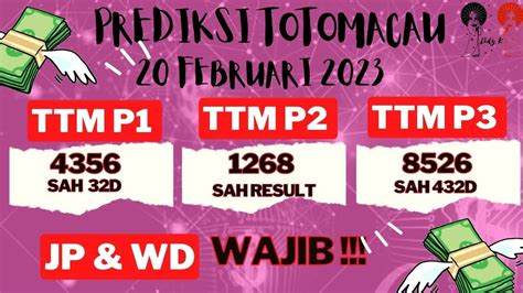 Prediksi Macau Hari Senin Februari Prediksi Totomacau