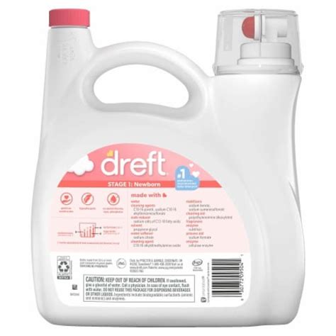 Dreft Newborn Baby Lightly Scented Liquid Laundry Detergent, 115 fl oz - Kroger