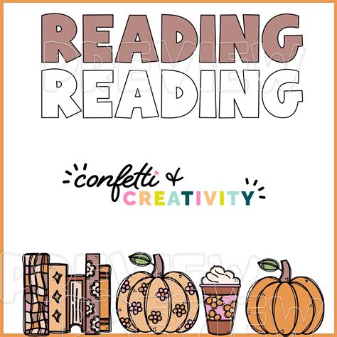 Fall Bulletin Board – Fall In Love With Reading | Confetti & Creativity