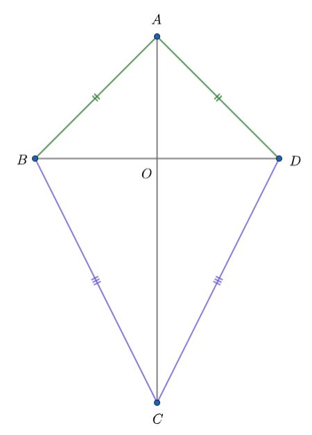 Can two angles of a kite be consecutive and supplementary? | Quizlet