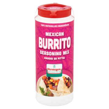 Verstegen Mexican Burrito Seasoning Mix 190g Bestellen Jumbo